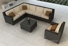 Forever Patio Wicker Sectional Sets