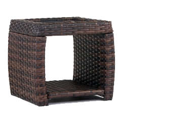 South Sea Rattan End Tables