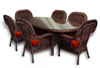 Traditional Wicker Dining Sets