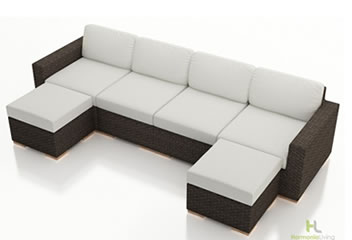Wicker Sectional Sets