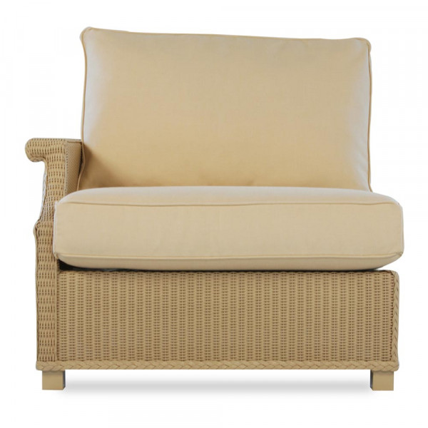 Lloyd Flanders Hamptons Right Arm Facing Wicker Lounge Chair - Replacement Cushion