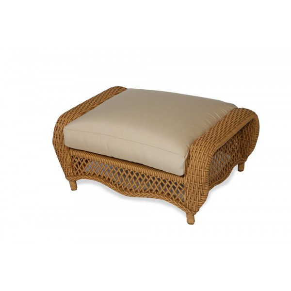 Lloyd Flanders Tropics Wicker Ottoman - Replacement Cushion