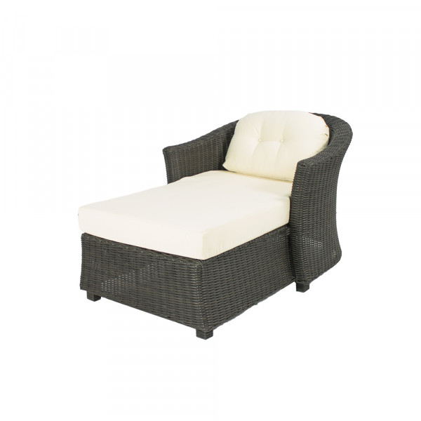 Source Outdoor Wellington Wicker Chaise Lounge