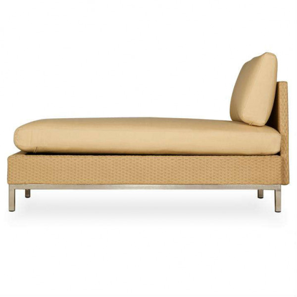 Lloyd Flanders Elements Armless Wicker Chaise Lounge - Replacement Cushion