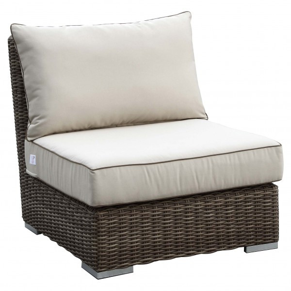 Sunset West Coronado Armless Wicker Lounge Chair - Replacement Cushion