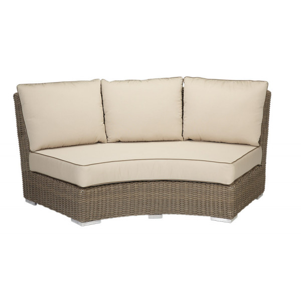 Sunset West Coronado Curved Wicker Loveseat - Replacement Cushion