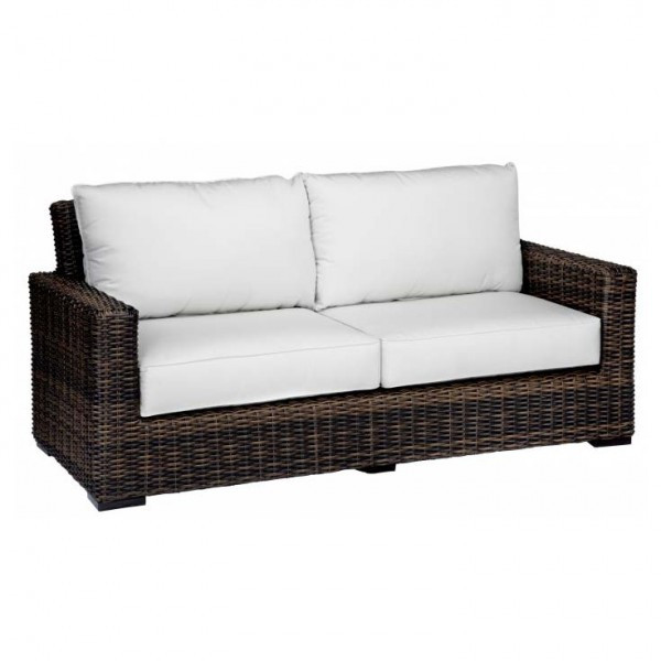 Sunset West Montecito Wicker Loveseat - Replacement Cushion