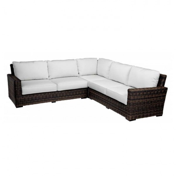 Sunset West Montecito 3 Piece Wicker Sectional Sofa - Replacement Cushion