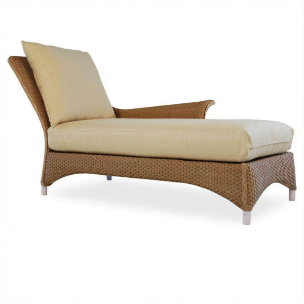 Lloyd Flanders Mandalay Right Arm Facing Wicker Chaise Lounge - Replacement Cushion