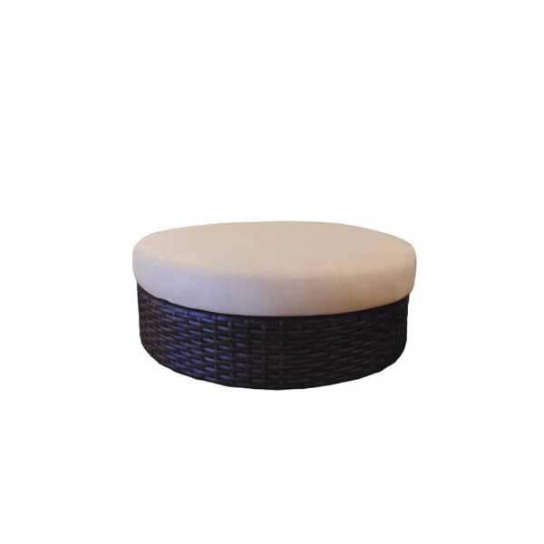 Lloyd Flanders Contempo Wicker Ottoman with Casters - Replacement Cushion