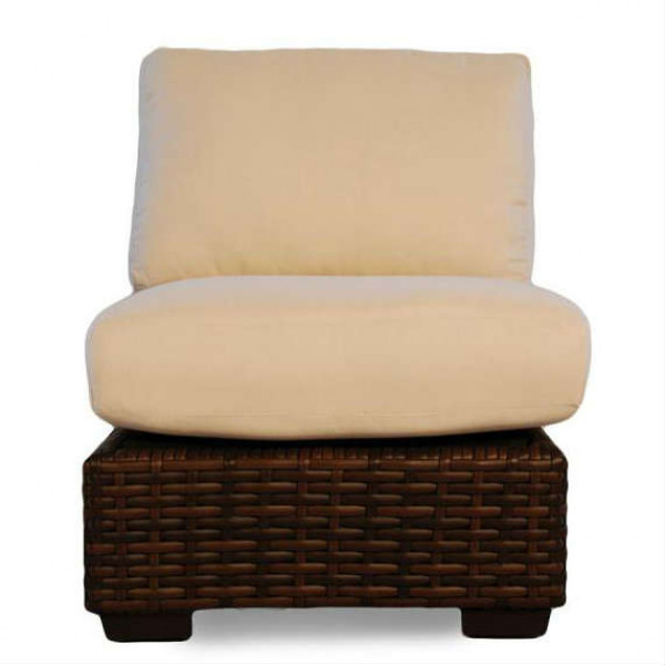 Lloyd Flanders Contempo Armless Wicker Lounge Chair - Replacement Cushion