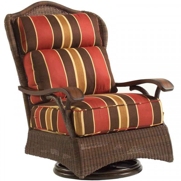 WhiteCraft by Woodard Chatham Run Wicker Swivel Chair  - Replacement Cushion