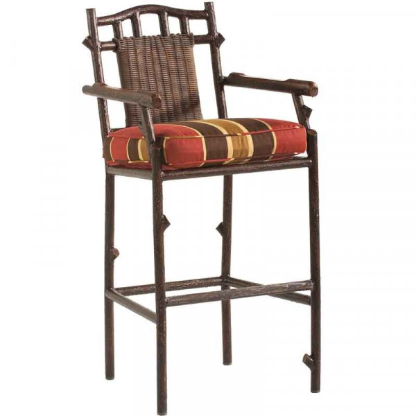 WhiteCraft by Woodard Chatham Run Wicker Bar Chair - Replacement Cushion