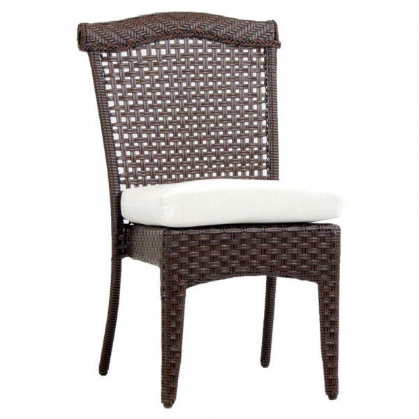 South Sea Rattan Martinique Armless Wicker Dining Chair