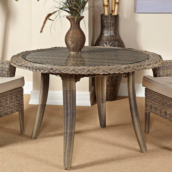 South Sea Rattan Provence Wicker Dining Table