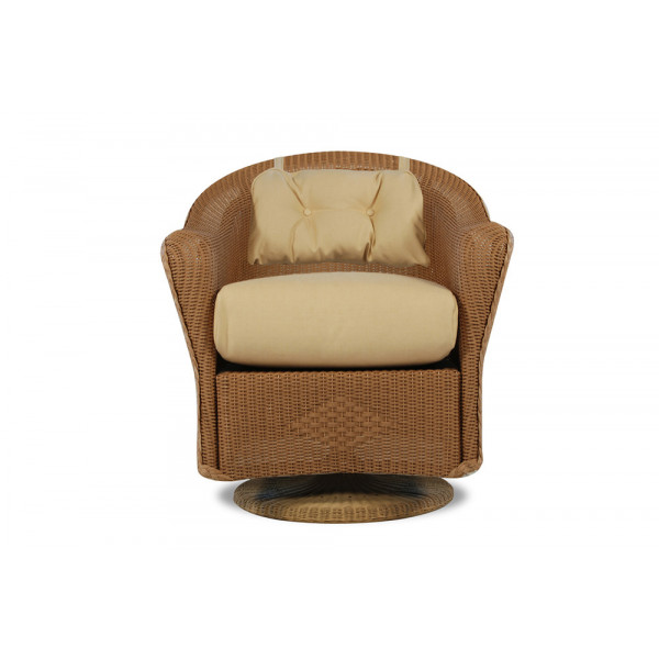 Lloyd Flanders Reflections Wicker Swivel Dining Chair with Back Pad - Replacement Cushion