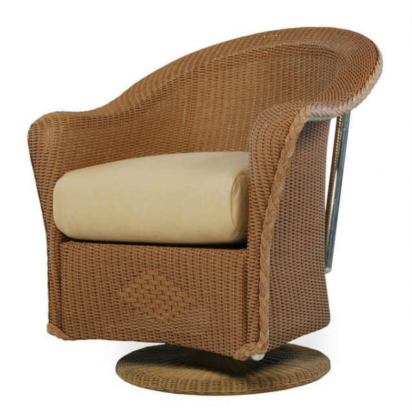 Lloyd Flanders Reflections Wicker Swivel Dining Chair - Replacement Cushion