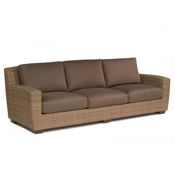 Saddleback Sofa with Dobbs Brass Rib cushion 