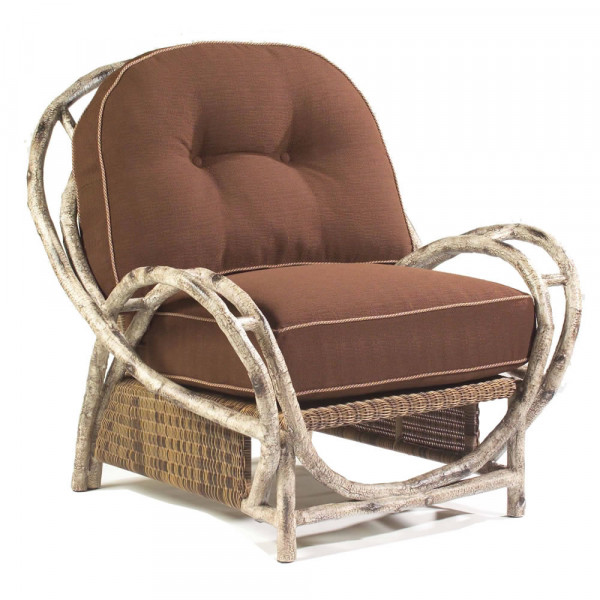 WhiteCraft by Woodard River Run Wicker Lounge Chair