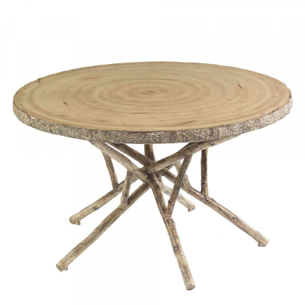 WhiteCraft by Woodard River Run Round 48" Heartwood Dining Table