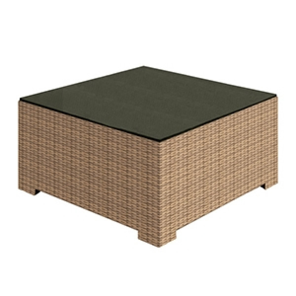 Forever Patio Barbados Wicker Coffee Table - Biscuit Wicker