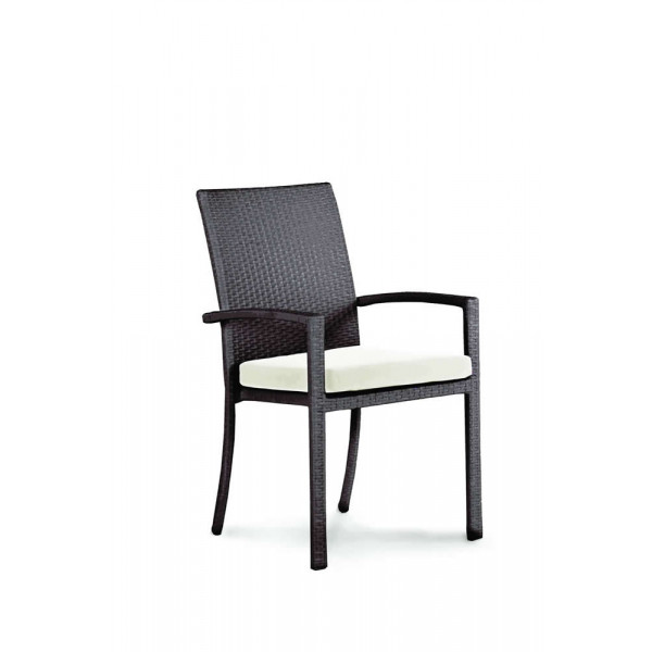 Domus Ventures Brisbane Wicker Stackable Dining Chair