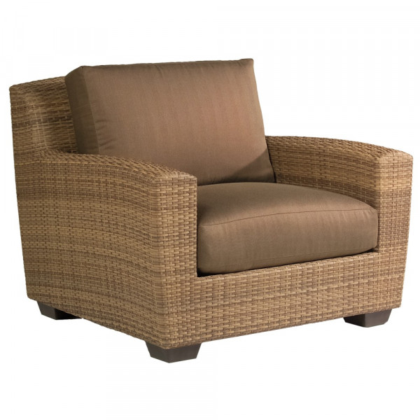 WhiteCraft by Woodard Saddleback Wicker Lounge Chair  - Replacement Cushion