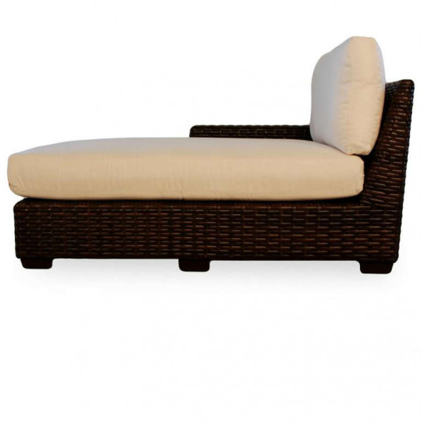 Lloyd Flanders Contempo Left Arm Facing Wicker Chaise Lounge - Replacement Cushion