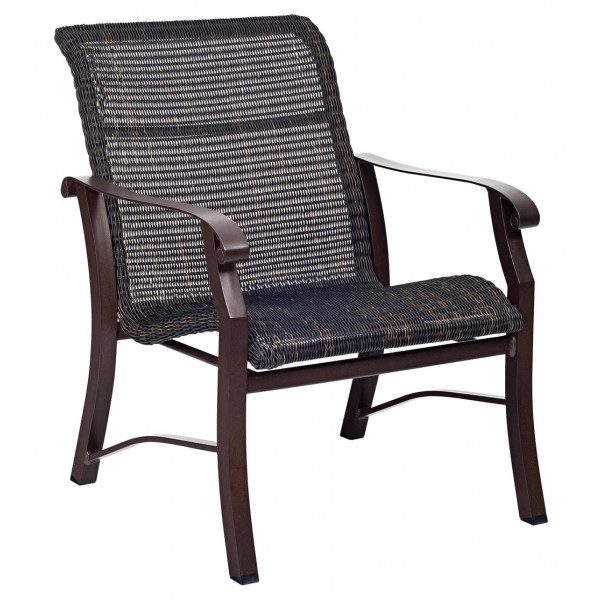 WhiteCraft by Woodard Cortland Woven Lounge Chair