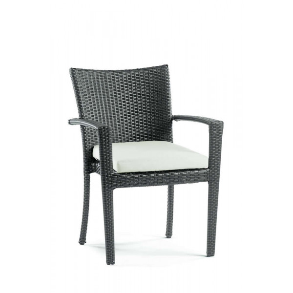 Domus Ventures Dallas Wicker Stackable Dining Chair