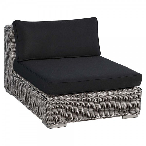 Sunset West Emerald Armless Wicker Lounge Chair - Replacement Cushion