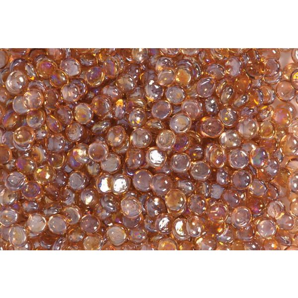 Woodard Replacement Champagne Fire Glass Beads