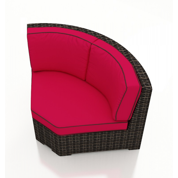 Forever Patio Capistrano 45 Degree Wicker Corner Chair - Replacement Cushion