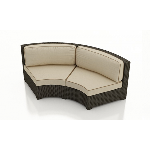 Forever Patio Hampton Wicker Curved Sofa - Replacement Cushion
