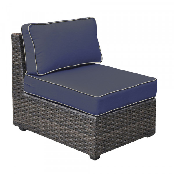 Forever Patio Horizon Armless Wicker Lounge Chair