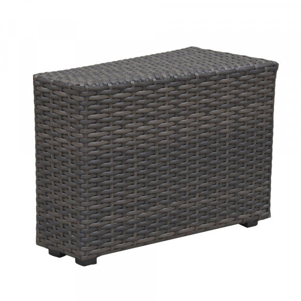 Forever Patio Horizon Wedge Wicker End Table