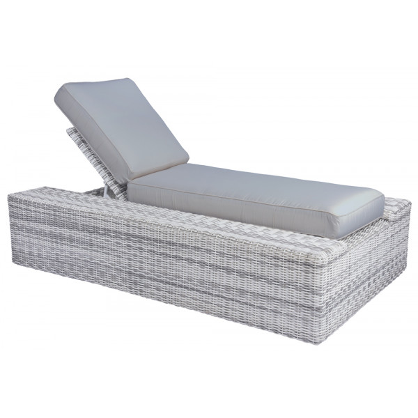 Whitecraft by Woodard Imprint Adjustable Wicker Chaise Lounge - Replacement Cushion
