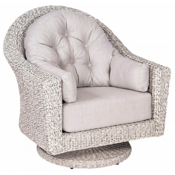 WhiteCraft by Woodard Isabella Wicker Swivel Chair - Replacement Cushion