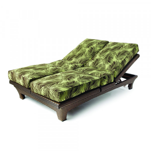 Lloyd Flanders Sunchaser Adjustable Double Wicker Chaise Lounge - Replacement Cushion