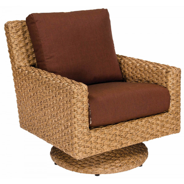 WhiteCraft by Woodard Mona Wicker Swivel Chair - Replacement Cushion