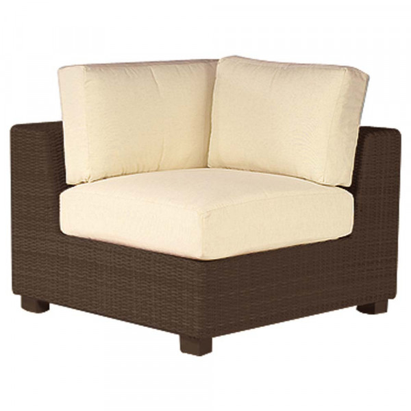 WhiteCraft by Woodard Montecito Wicker Corner Chair - Replacement Cushion