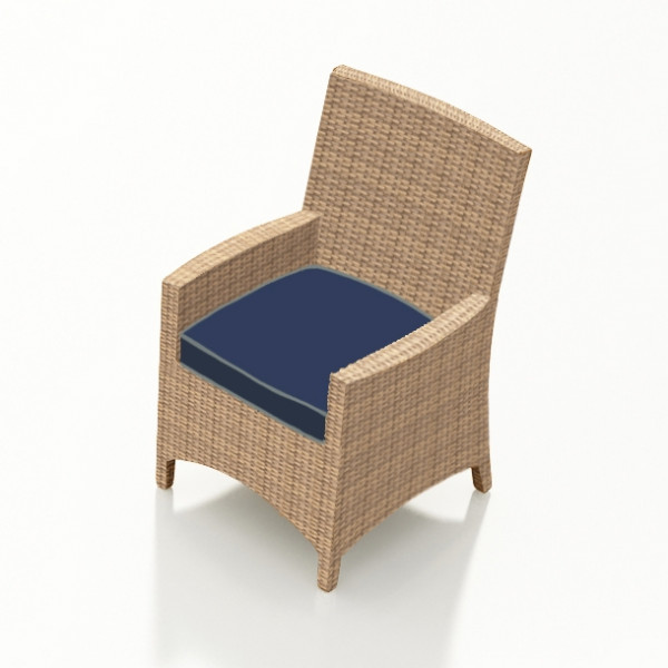 Forever Patio Hampton Wicker Dining Chair - Biscuit Wicker