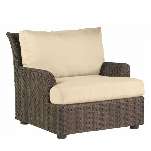 WhiteCraft by Woodard Aruba Wicker Lounge Chair - Replacement Cushion