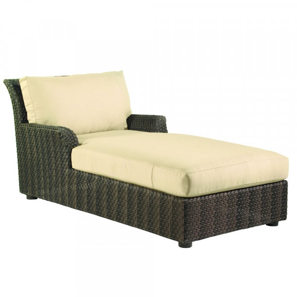 WhiteCraft by Woodard Aruba Wicker Chaise Lounge - Replacement Cushion