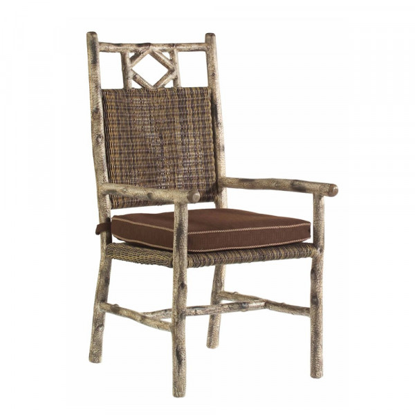 WhiteCraft by Woodard River Run Wicker Dining Chair - Replacement Cushion