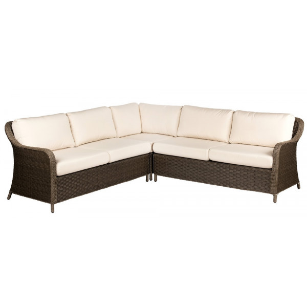 WhiteCraft by Woodard Savannah Wicker Sectional Set - Replacement Cushions