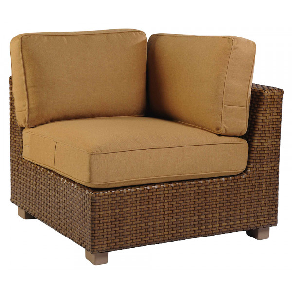 WhiteCraft by Woodard Sedona Wicker Corner Chair - Replacement Cushion