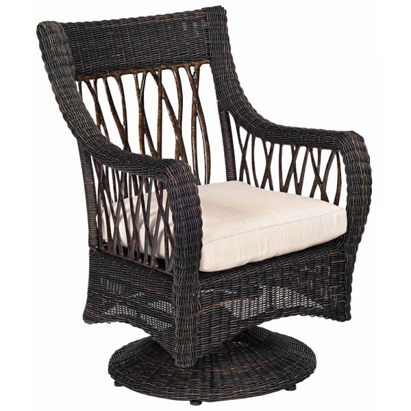 WhiteCraft by Woodard Serengeti Wicker Dining Chair - Replacement Cushion