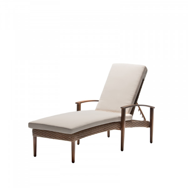 Source Outdoor Azur Wicker Chaise Lounge