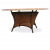 Lloyd Flanders Grand Traverse 60" Wicker Dining Table with Stone Top